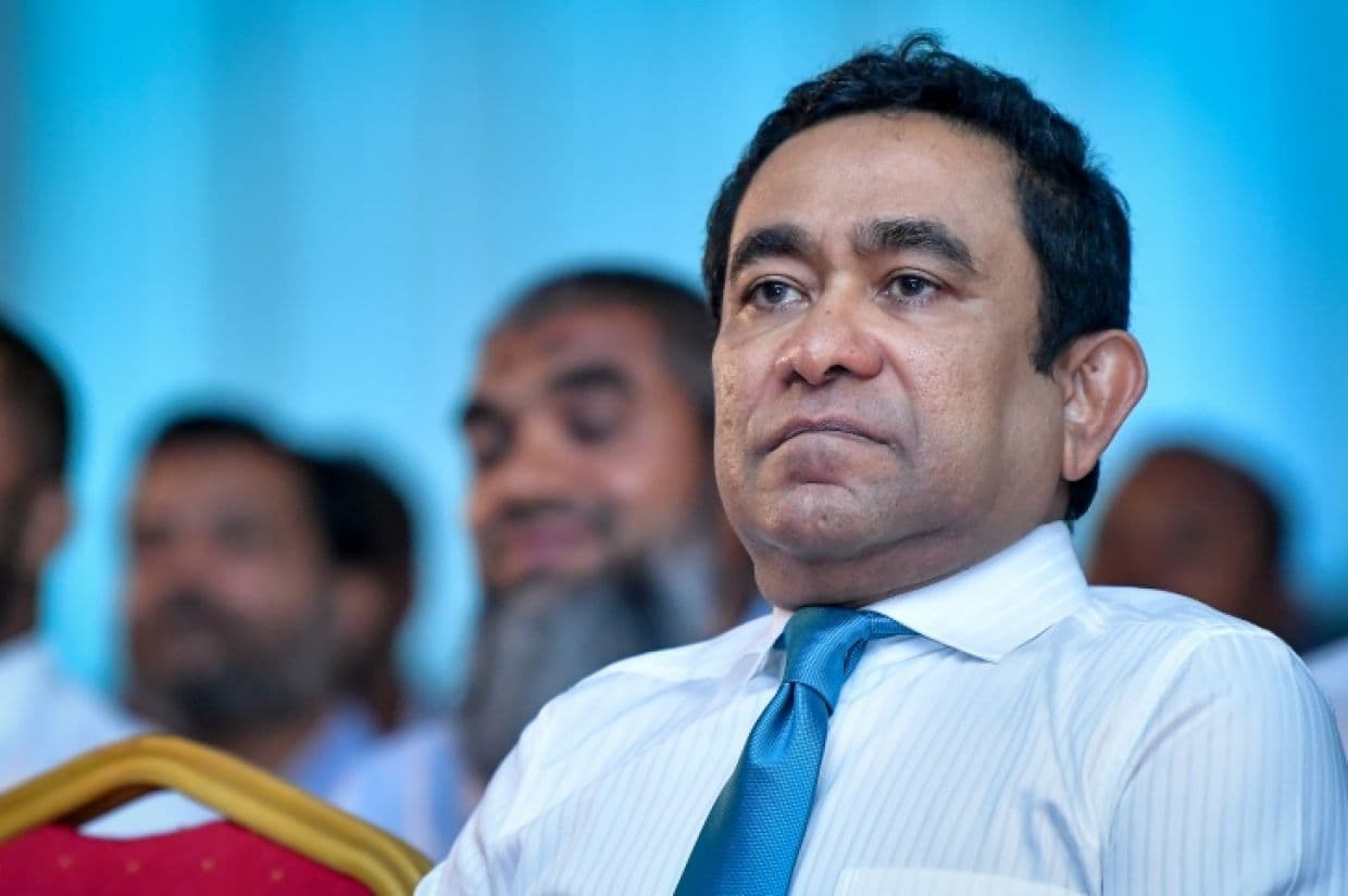 ކުރީގެ ރައީސް ޢަބްދުﷲ ޔާމީން ޢަބްދުލްޤައްޔޫމް.