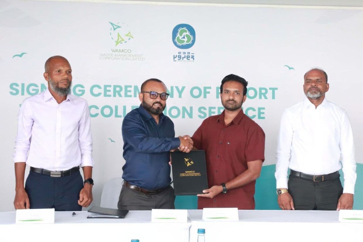 ވެމްކޯގެ "ފަތުރުވެށި" ޚިދުމަތާއި އިތުރު 3 ރިސޯޓަކާއެކު އެއްބަސްވުމުގައި ސޮއިކުރުން/ ފޮޓޯ: ވެމްކޯ