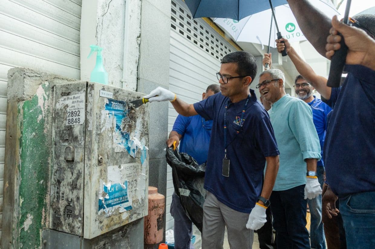 "ޗާލު ވެށި - މަގޭ ޒިންމާ" ގެ ނަމުގައި ހިންގާ ޙަރަކާތް/ ފޮޓޯ: ސްޓެލްކޯ