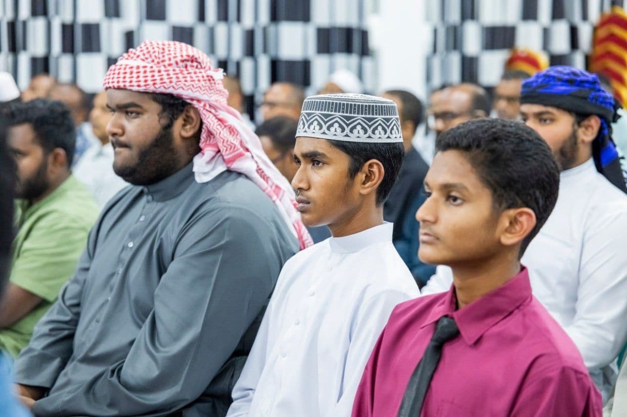 އައްޑޫ ސިޓީ އިމާމުން ތަމްރީންކުރުމުގެ ޕްރޮގުރާމް ނިންމުމުގެ ރަސްމިއްޔާތު. / ފޮޓޯ: އިސްލާމިކް މިނިސްޓްރީ