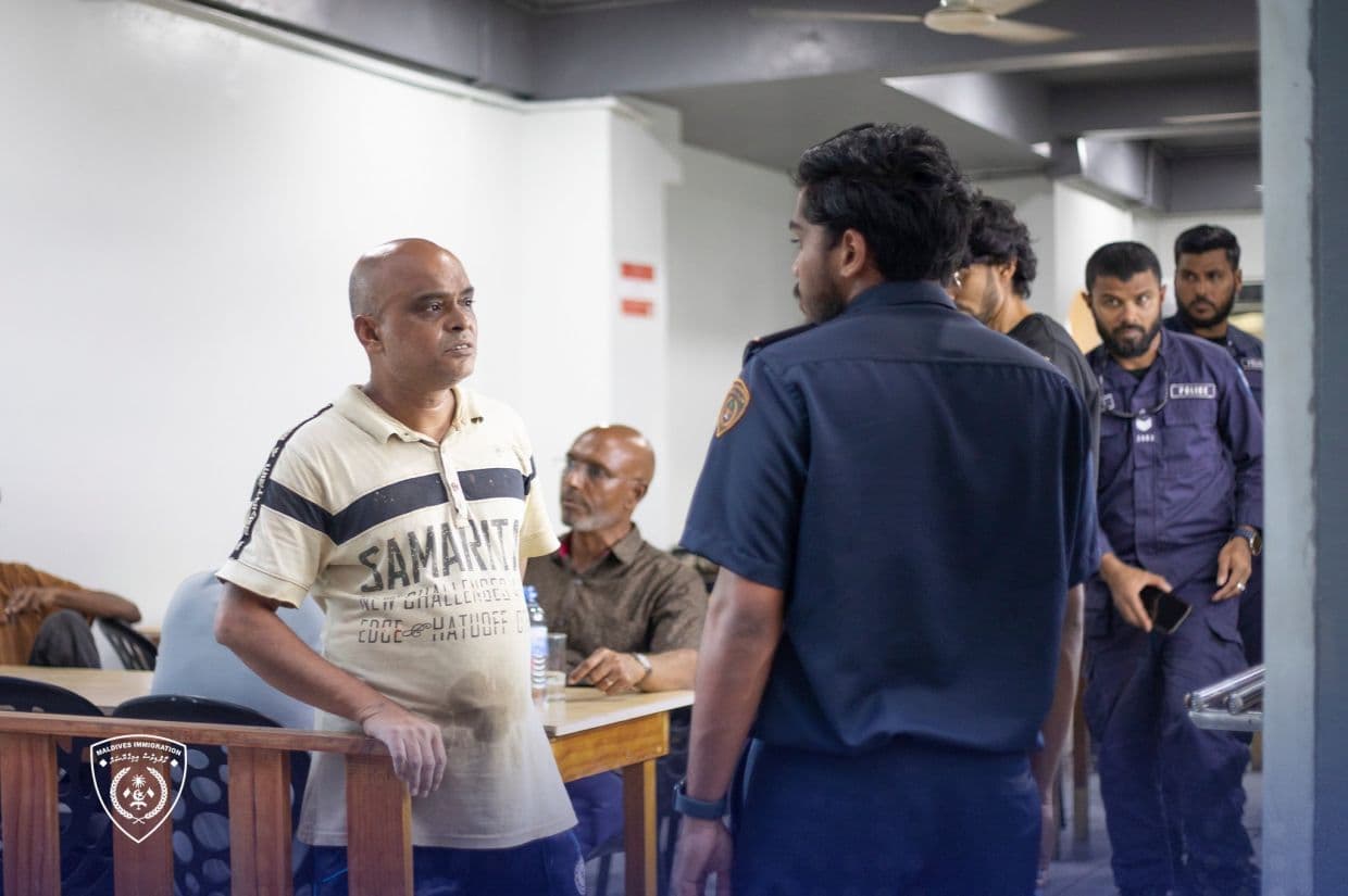 އިމިގްރޭޝަނުން ކުރިއަށް ގެންދިޔަ ޚާއްޞަ ރެއިޑު އޮޕަރޭޝަން. / ފޮޓޯ: އިމިގްރޭޝަން