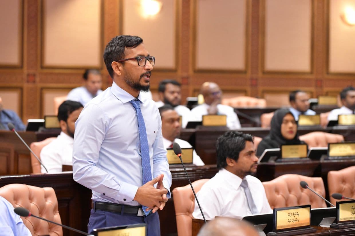 ރައްޔިތުންގެ މަޖިލީހުގެ އިނގުރައިދޫ ދާއިރާގެ މެމްބަރު އިބްރާހިމް ފަލާހް / ފޮޓޯ: މަޖިލިސް