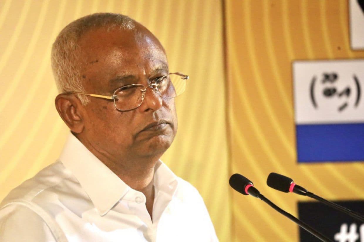 ކުރީގެ ރައީސް އިބްރާހީމް މުހައްމަދު ޞާލިޙް.