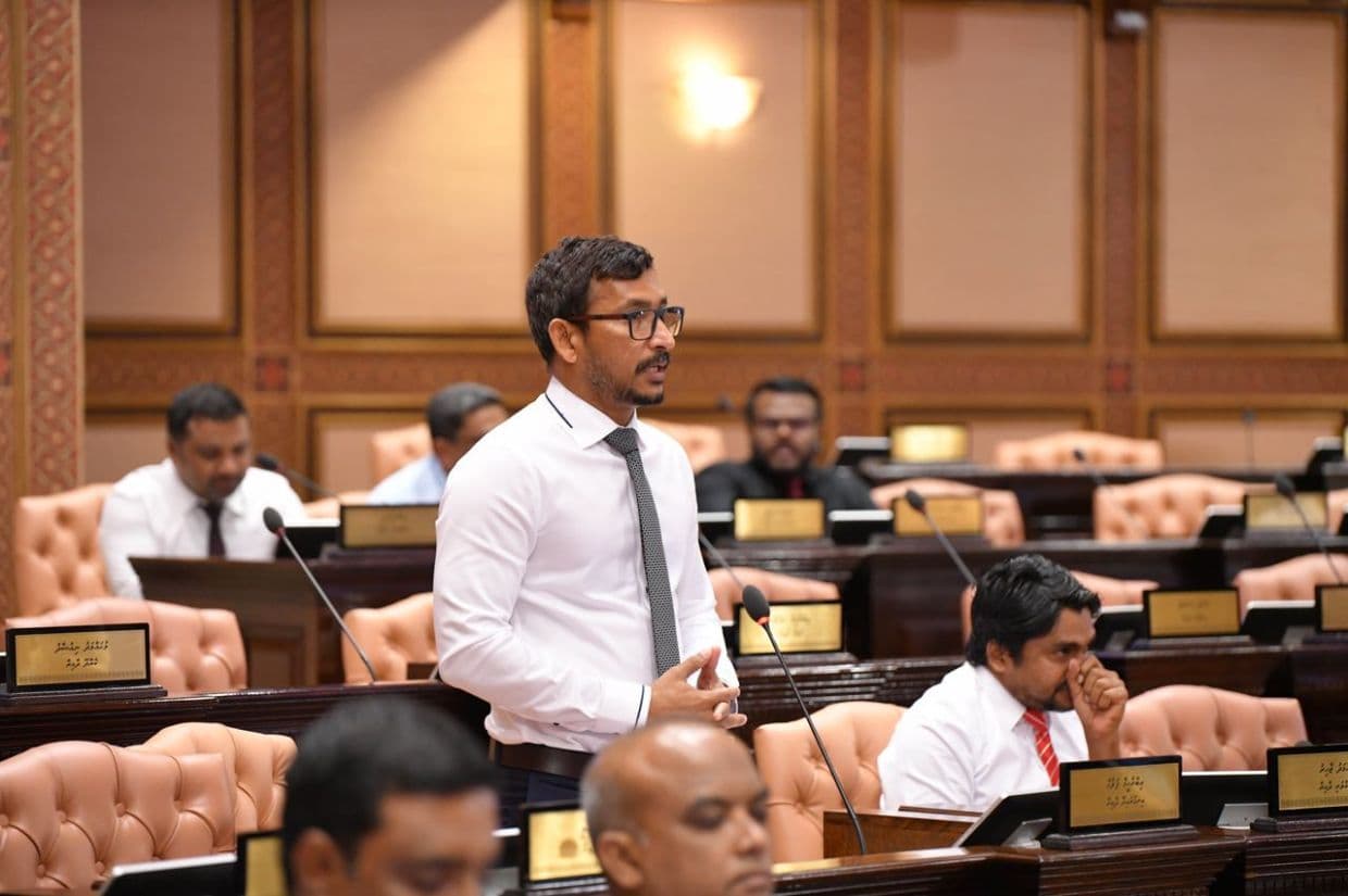 އިނގުރައިދޫ ދާއިރާގެ މެމްބަރު އިބްރާހީމް ފަލާހު / ފޮޓޯ: މަޖިލިސް