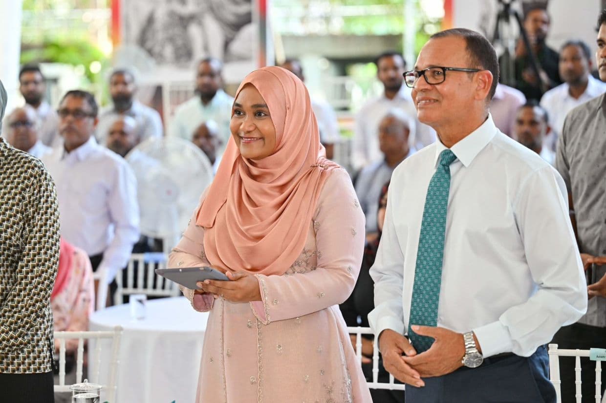 "ހެޕިނަސް އިންޑެކްސް" މެޑަމް ސާޖިދާ އިފްތިތާހުކޮށްދެއްވަނީ/ ފޮޓޯ: ރައީސް އޮފީސް