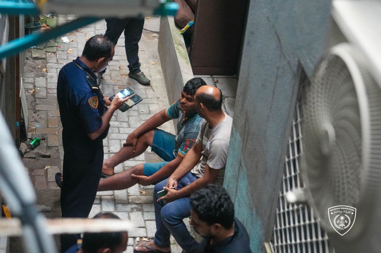އިމިގްރޭޝަނުން ކުރިއަށް ގެންދިޔަ ރެއިޑް/ ފޮޓޯ: އިމިގްރޭޝަން