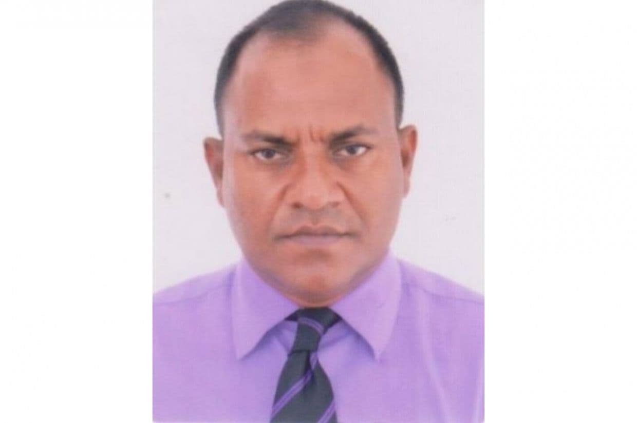 ސްޕޯޓްސް މިނިސްޓްރީގެ ޕާމަނަންޓް ސެކްރެޓަރީ ހުސައިން ޝަރީފް.