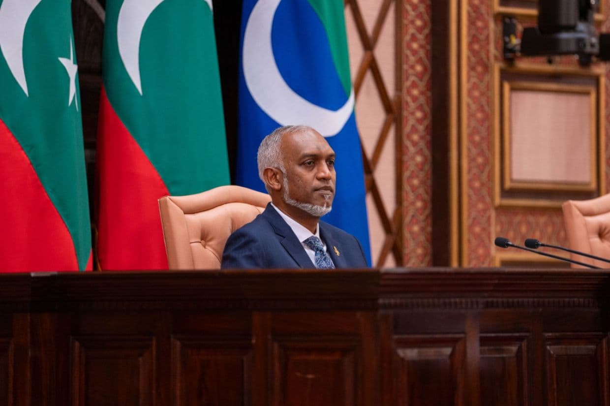 ރައީސުލްޖުމްހޫރިއްޔާ ޑރ. މުޙައްމަދު މުޢިއްޒު / ފޮޓޯ: މަޖިލިސް
