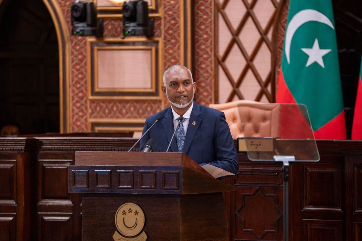 ރައީސުލްޖުމްހޫރިއްޔާ ޑރ. މުޙައްމަދު މުޢިއްޒު / ފޮޓޯ: މަޖިލިސް