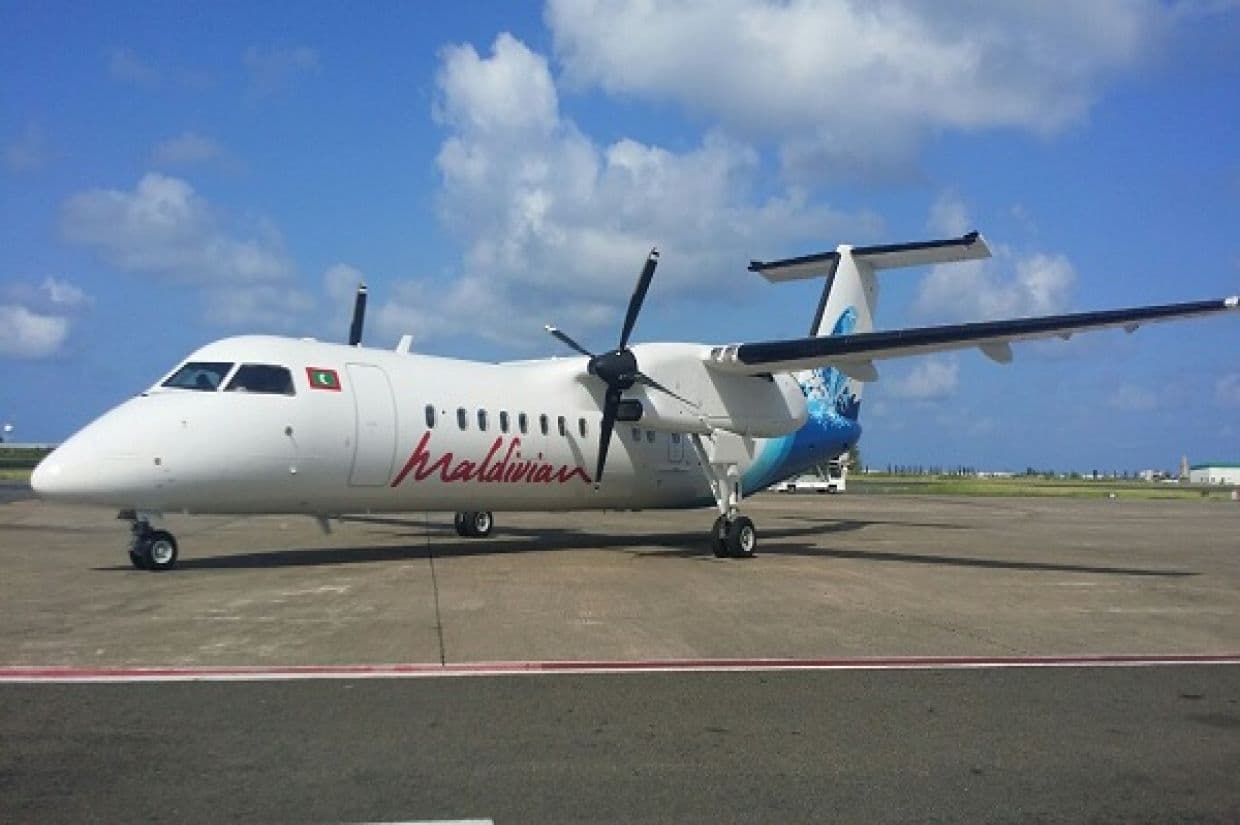 މޯލްޑިވިއަންގެ ޑޭޝް-8ގެ ބޯޓެއް / ފޮޓޯ: މޯލްޑިވިއަން