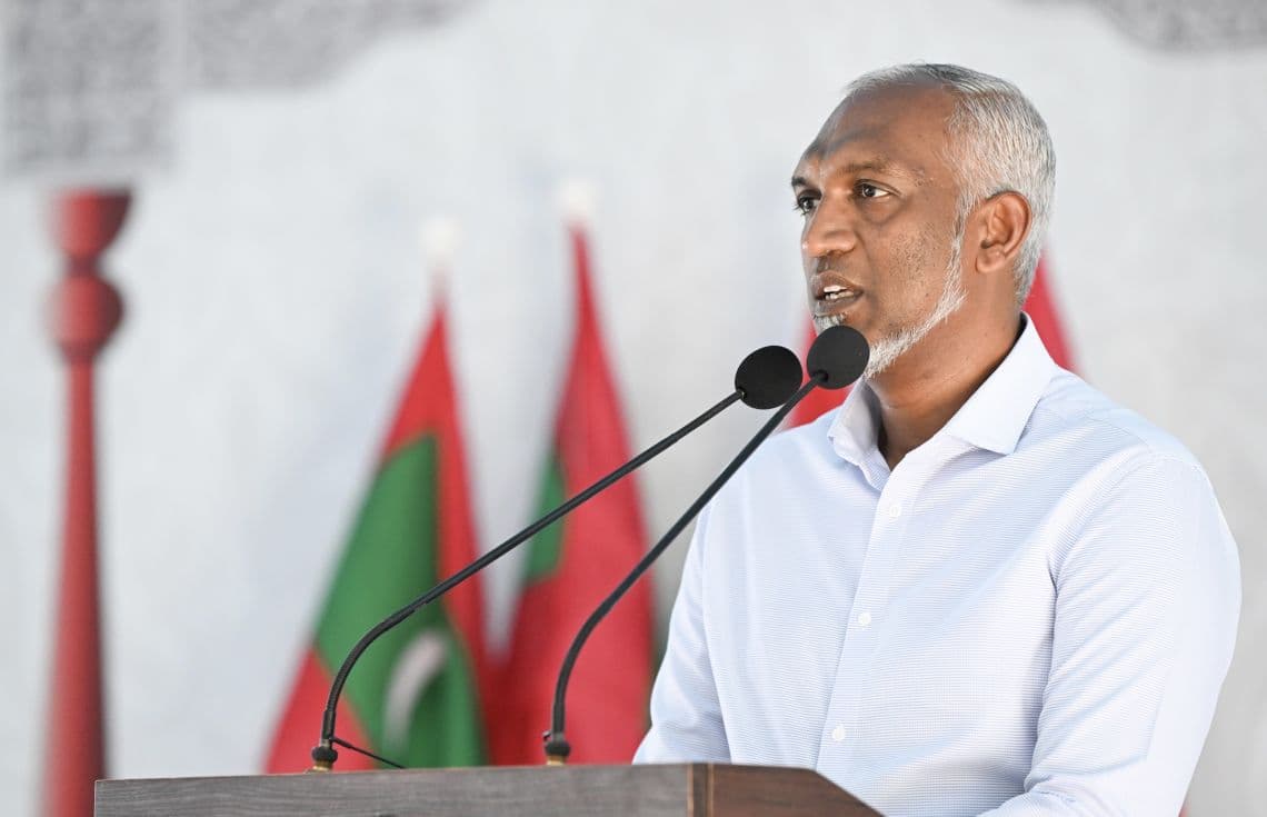 ރައީސުލްޖުމްހޫރިއްޔާ ޑރ. މުޙައްމަދު މުޢިއްޒު. / ފޮޓޯ: ރައީސް އޮފީސް