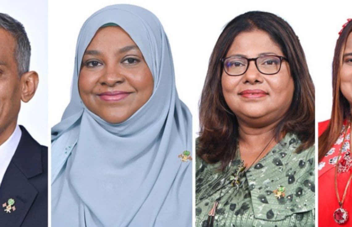 ފަސް ޤައުމަށް ކަނޑައަޅުއްވާ ނޮން-ރެސިޑެންޓް ސަފީރުން.