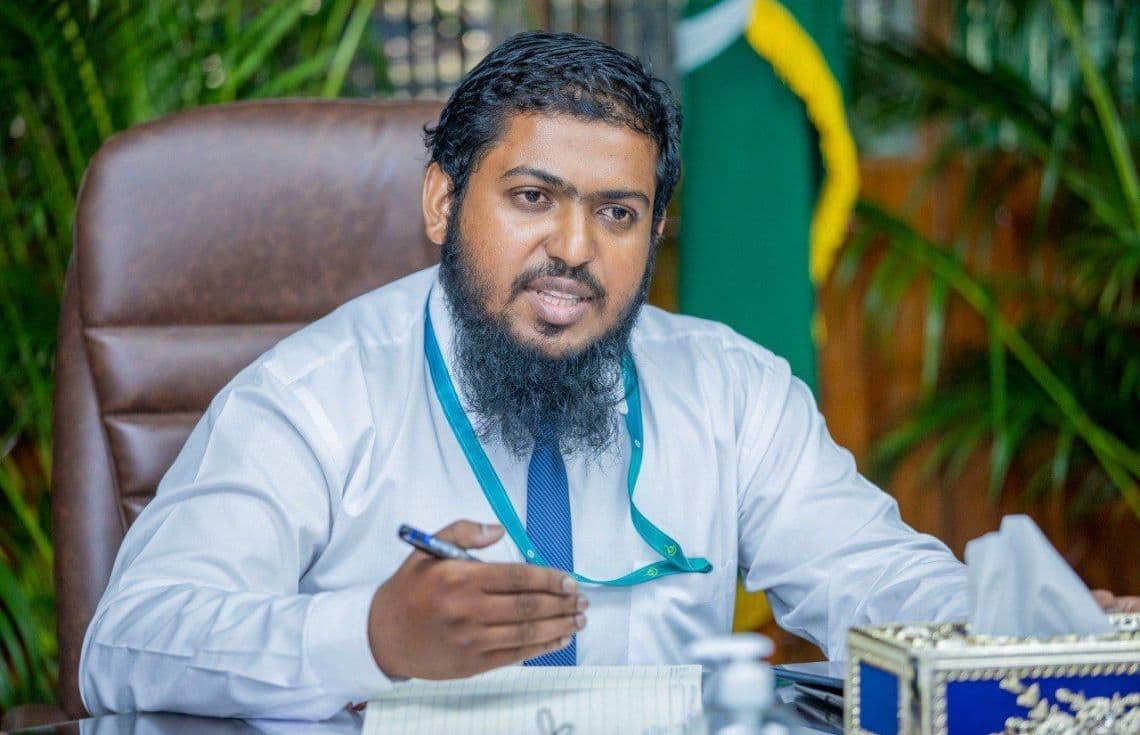 ފަޟީލަތުއްޝައިޚު މުޠީޢު އިސްމާޢީލް. / ފޮޓޯ: އިސްލާމީ ކަންތައްތަކާ ބެހޭ ވުޒާރާ