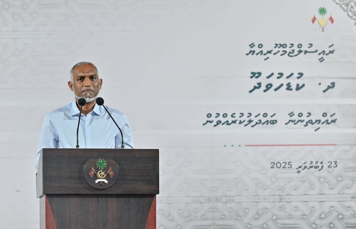 ރައީސް ކުޑަހުވަދޫ ރައްޔިތުންނާ ބައްދަލުކުރެއްވުން. / ފޮޓޯ: ރައީސް އޮފީސް
