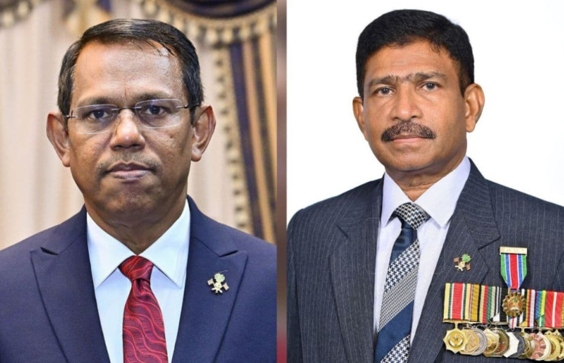 ލެފްޓެނަންޓް ޖެނެރަލް (ރޓ) ޢަބްދުއްރަޙީމް ޢަބްދުއްލަޠީފް އަދި އަޙުމަދު ސަރީރު.