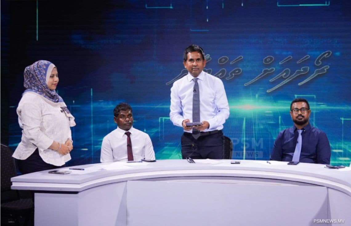 އިކޮނޮމިކް މިނިސްޓަރު ސައީދު އަގުމަގު ޕޯޓަލް ލޯންޗުކުރައްވަނީ: މި ޕޯޓަލްގައި މިހާރު ހިމަނާފައިވަނީ މާލެ އަދި ހުޅުމާލޭގެ ފިހާރަތަކުގެ އަގުތައް. / ފޮޓޯ: ޕީއެސްއެމް