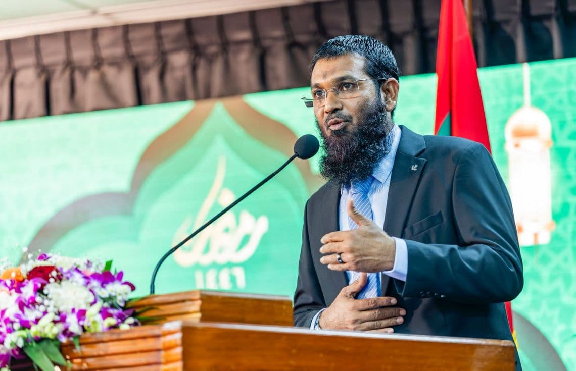 އައްޝައިޚް އަޙްމަދު ސަމީރު އިބްރާހިމް ޙުސައިން/ ފޮޓޯ: އިސްލާމީ ކަންތަކާއި ބެހޭ ވުޒާރާ