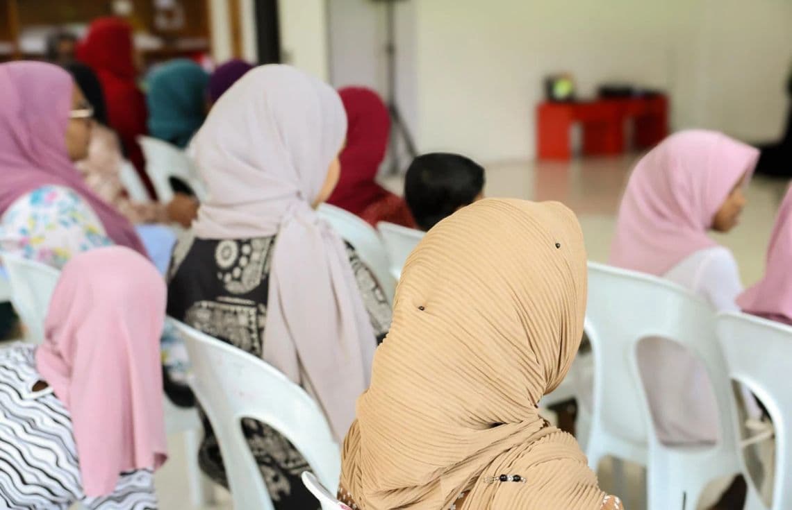 ފިޔަވަތީގެ ކުދިންނަށް ބާއްވާ ގުރުއާން މުބާރާތް ކުރިއަށް ގެންދަނީ / ފޮޓޯ: ފެމިލީ ޑިވެލޮޕްމަންޓް މިނިސްޓްރީ