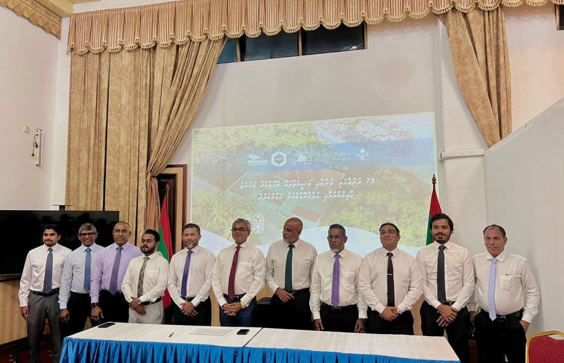 75 ރަށެއްގައި ވަޞީލަތްތައް ޤާއިމް ކުރުމަށް ބޭއްވި ރަސްމިއްޔާތުގެ ތެރެއިން.