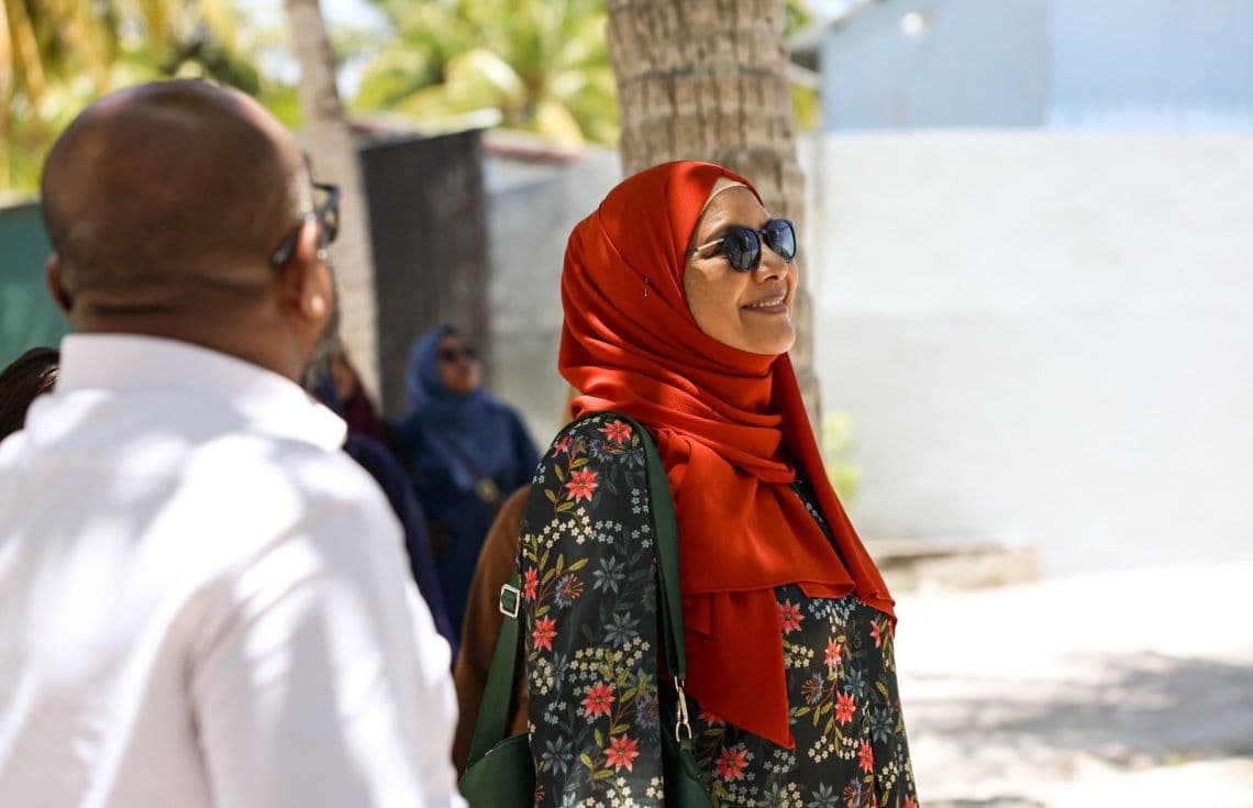 ނިލަންދޫ އެފްސީއެސްސީ އައު އިމާރާތް ވަޒީރު ބައްލަވައިލުން/ ފޮޓޯ: ވުޒާރާ