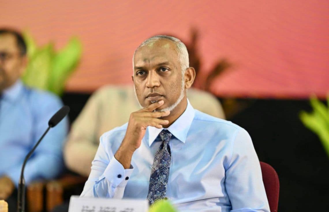 ރައީސް ޑރ. މުޙައްމަދު މުޢިއްޒު. / ފޮޓޯ: ރައީސް