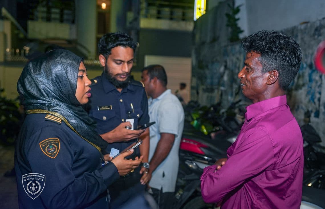އިމިގްރޭޝަންގެ ރެއިޑް އޮޕަރޭޝަން / ފޮޓޯ: އިމިގްރޭޝަން