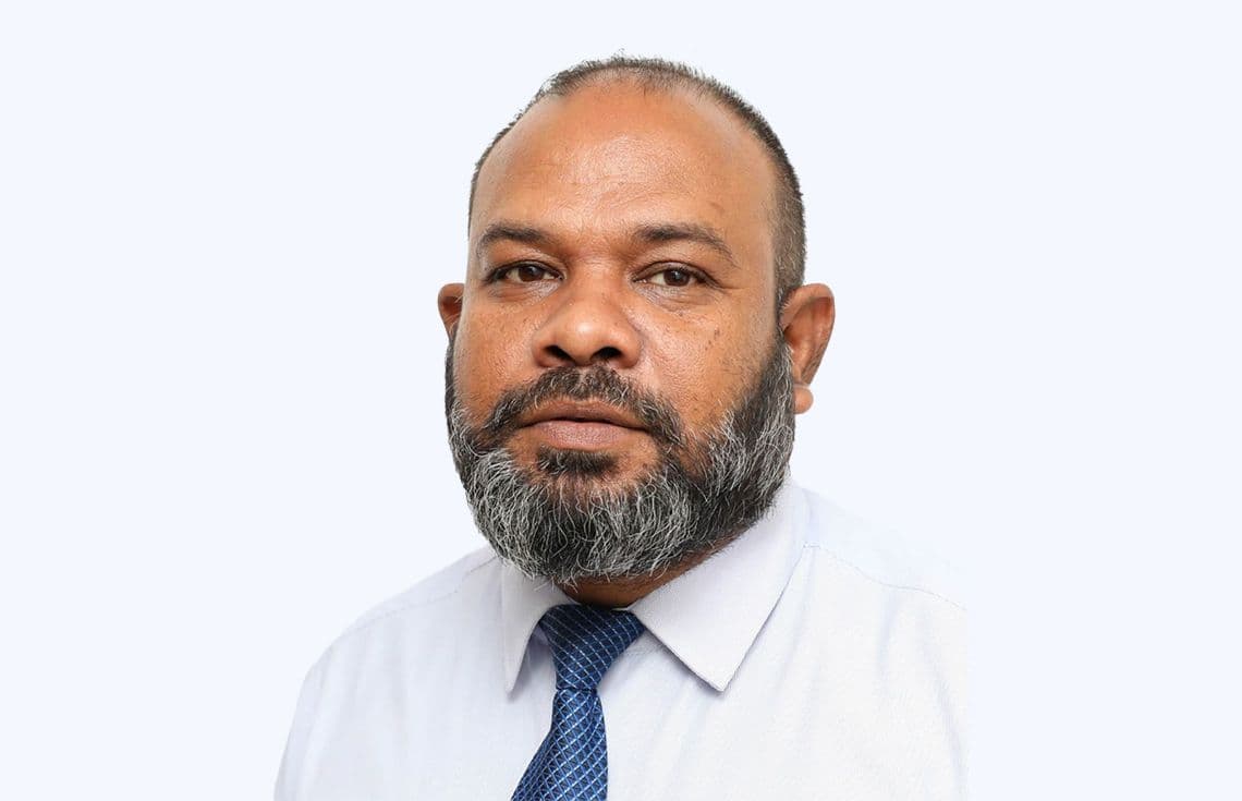މޯލްޑިވިއަން ބްލަޑް ސަރވިސަސްގެ ޑިރެކްޓަރ ޖެނެރަލްގެ މަޤާމަށް އައްޔަންކުރެއްވި އަޙްމަދު މަޢުޞޫމް