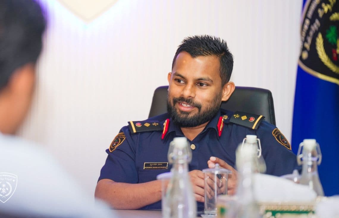 ކުރީގެ އިމިގްރޭޝަން ކޮންޓްރޯލަރ މުޙައްމަދު ޝަމްޢާން ވަހީދު. / ފޮޓޯ: އިމިގްރޭޝަން