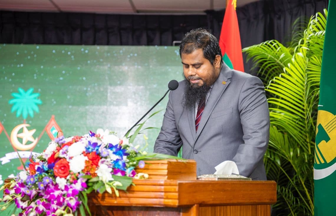 ޝައްވާލު މަހުގެ ހަނދު ސާބިތުކުރުމުގެ ޖަލްސާ. / ފޮޓޯ: އިސްލާމީ ކަންތައްތަކާ ބެހޭ ވުޒާރާ