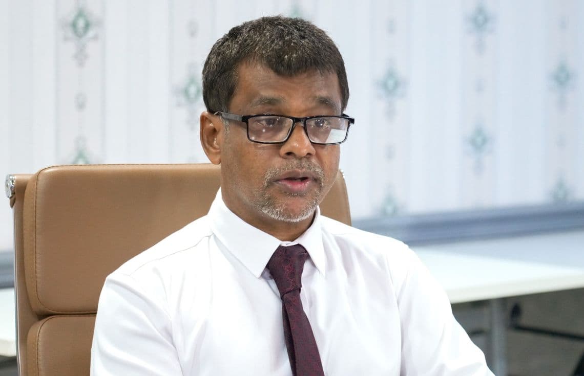 ހެލްތު މިނިސްޓަރު އަބްދުﷲ ނާޒިމް އިބްރާހީމް. / ފޮޓޯ: ހެލްތު މިނިސްޓްރީ