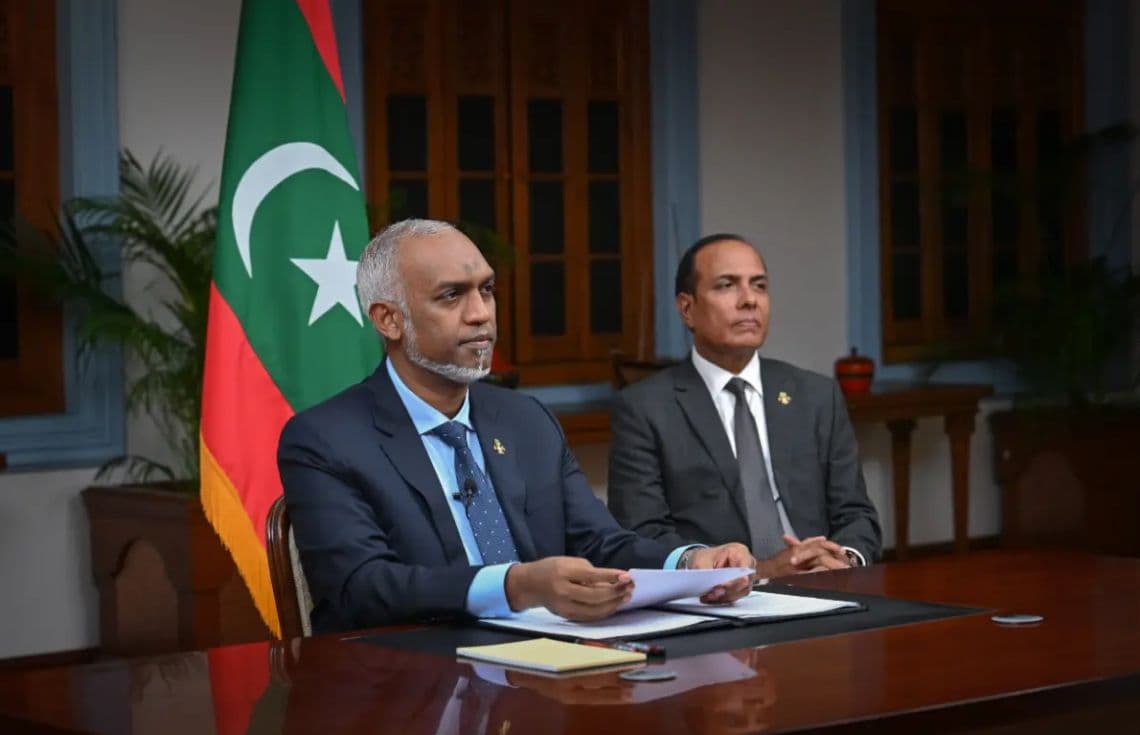 ރައީސް ޑރ. މުޢިއްޒު: އެމަނިކުފާނު ވަނީ “ޑެޓްރިލީފް-ފޯ-ރެޒިލިއަންސް-ބިލްޑިން މެކޭނިޒަމް" ތަޢާރަފް ކުރައްވާފަ.