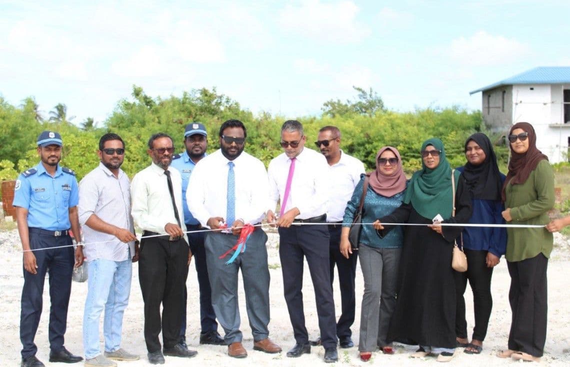 ދާންދޫގައި އައު ޑްރައިވިންގ ލައިސަންސް ޓްރެކެއް ހުޅުވުން/ ފޮޓޯ: ވުޒާރާ