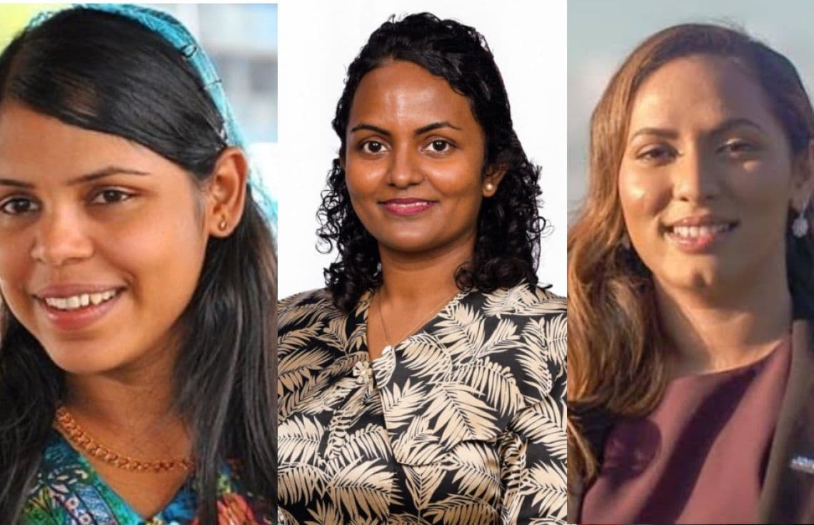 ޔަންގް ގްލޯބަލް ލީޑަރ އެވޯޑް ލިބުނު ތިން ދިވެހިން، ކަނާތުން ވާތަށް: ޢާއިޝާ ޖަނާހް (2025)، އާމިނަތު ޝައުނާ (2020) އަދި ފާޠިމަތު ދިޔާނާ (2012)