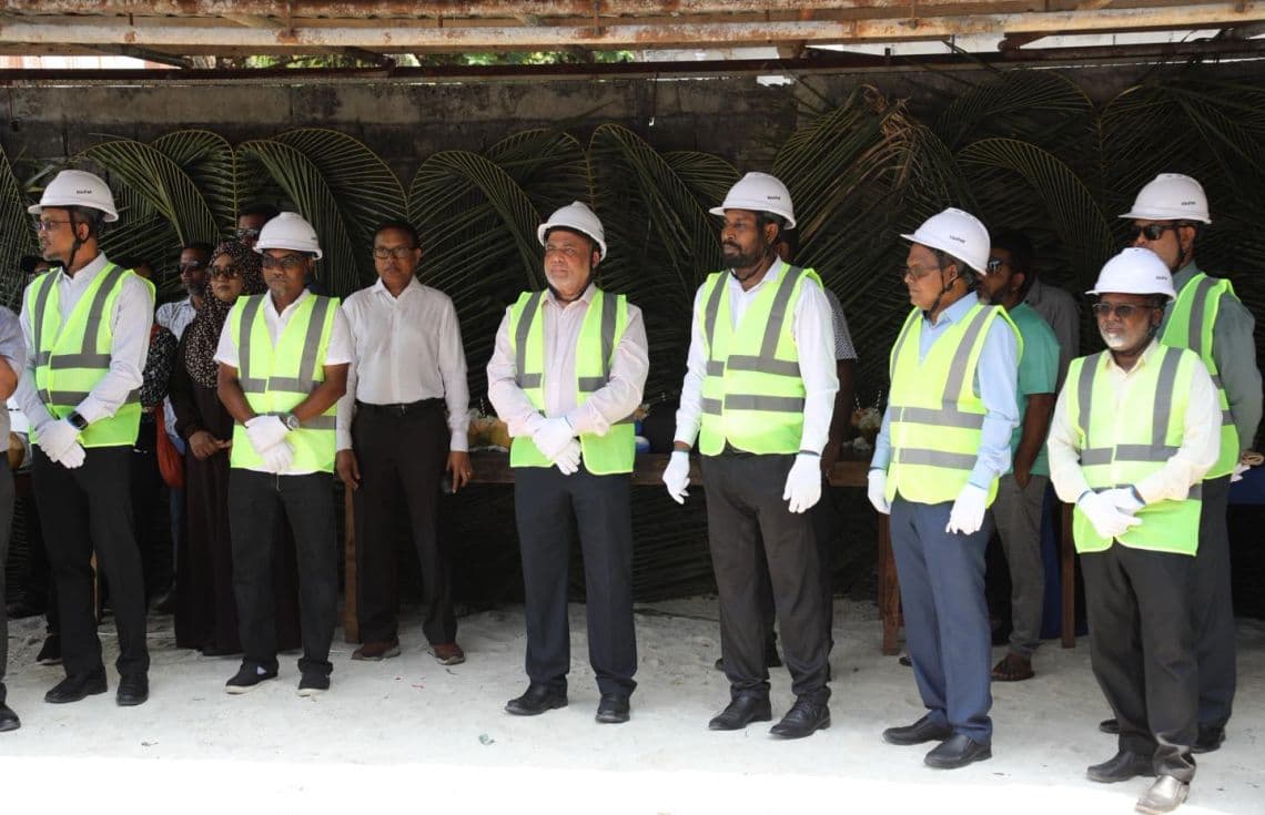 ނ. ކެނދިކުޅުދޫގެ ޖޫނިއާ ކޮލެޖްގެ ބިންގާ އެޅުމުގެ ރަސްމިއްޔާތު / ފޮޓޯ: ހަޔަ އެޑިއުކޭޝަން މިނިސްޓްރީ