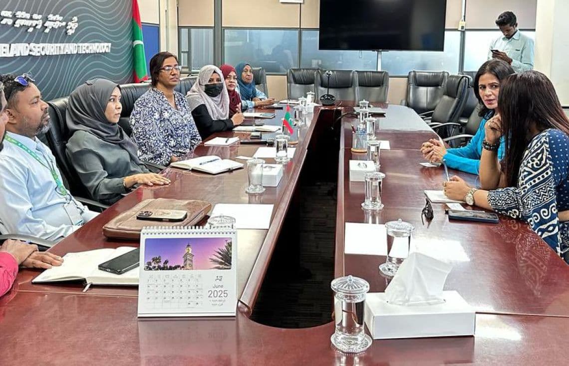 އެން.ޑީ.އޭ އާއި އިންޑިއަން ކަލްޗަރަލް ސެންޓަރާއި މަޝްވަރާކުރުން / ފޮޓޯ: އެންޑީއޭ