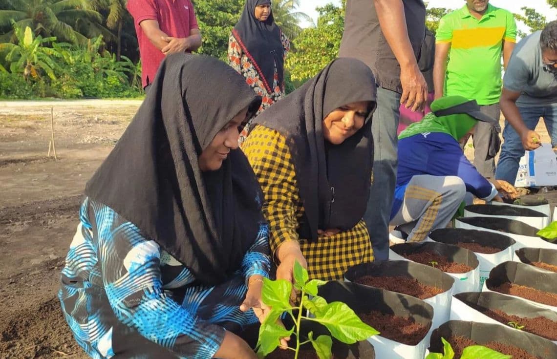 ފޮޓޯ: ދަނޑުވެރިކަމާއި ދިރޭތަކެއްޗާ ބެހޭ ވުޒާރާ