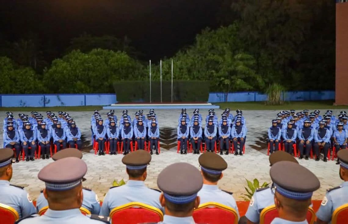 ފުލުހުންގެ 40 ވަނަ އަސާސީ ތަމްރީނު ކޯސް ފެށުމުގެ ރަސްމިއްޔާތު / ފޮޓޯ: ޕޮލިސް