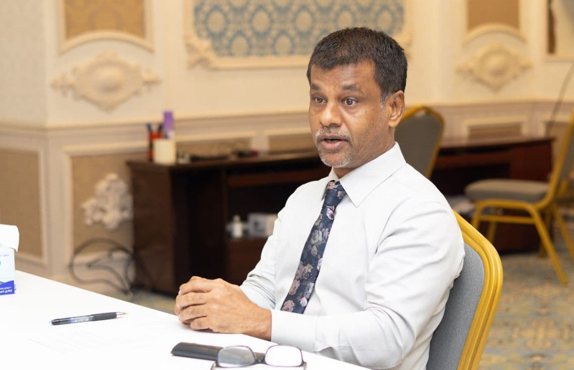 ހެލްތު މިނިސްޓަރު އަބްދުﷲ ނާޒިމް އިބްރާހީމް / ފޮޓޯ: ހެލްތު މިނިސްޓްރީ