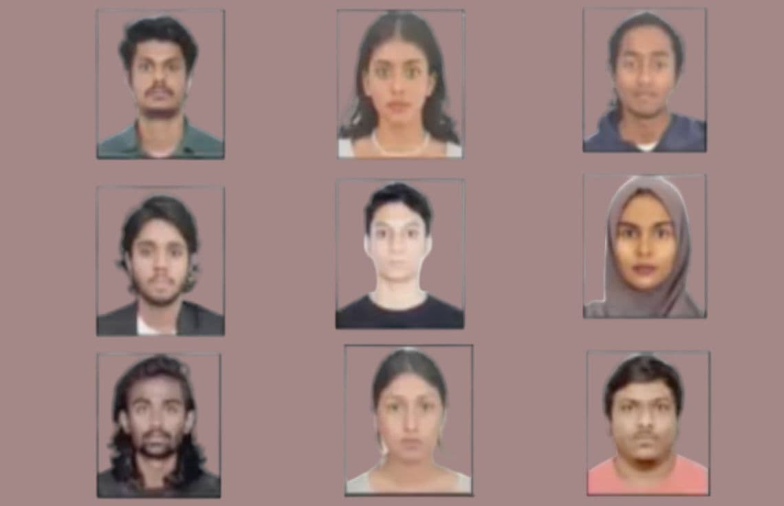 ފުރާޅު މައްޗަށް އަންހެނަކު ވެއްޓުނު މައްސަލައިގައި ފުރުން މަނާކޮށްފައިވާ މީހުންގެ ފޮޓޯތައް.