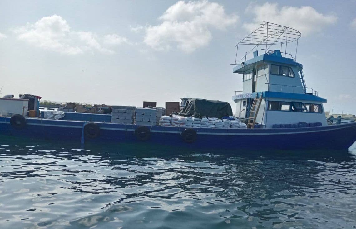 ގެއްލުނު ދޯނި: އެ ދޯނި މިހާރު ވަނީ ފެނިފައި / ފޮޓޯ: ޕޮލިސް