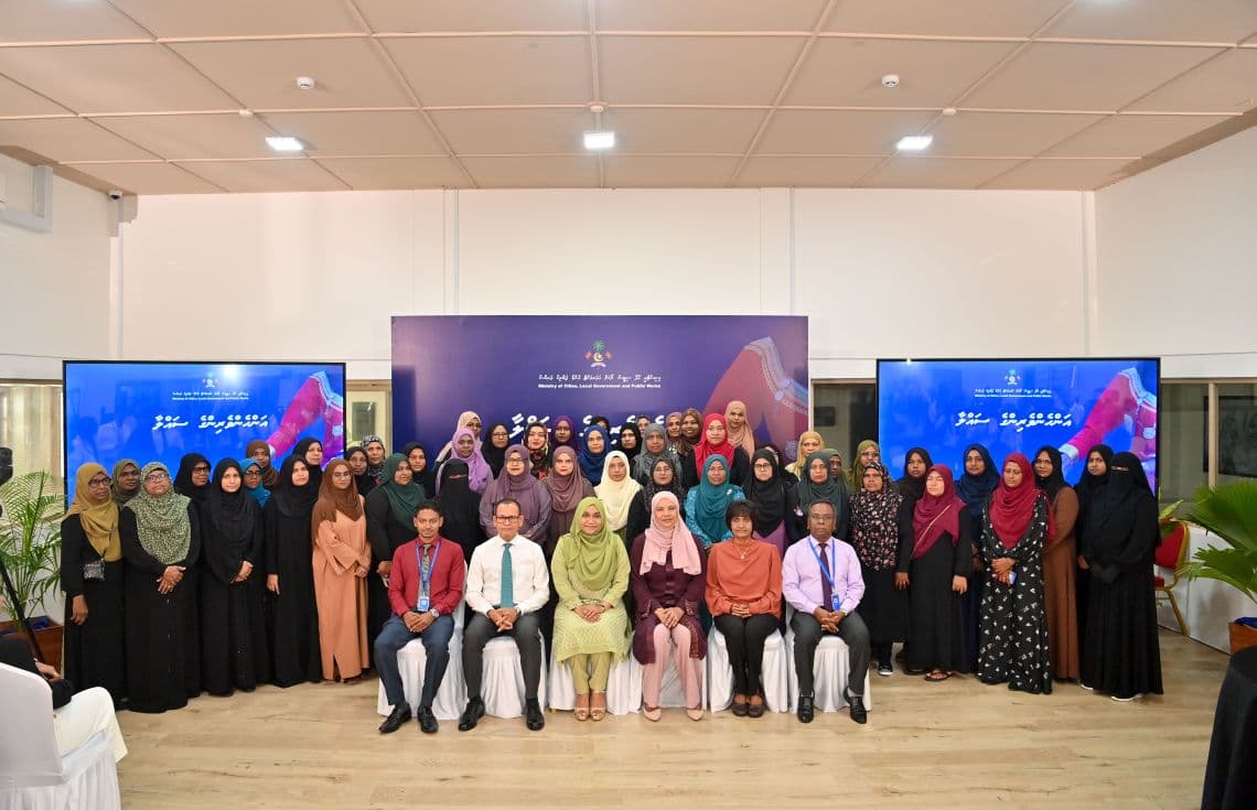 "އަންހެންވެރިންގެ ސައްލާ" ފެށުމުގެ ގޮތުން ބޭއްވި ރަސްމިއްޔާތު / ފޮޓޯ: ރައީސް އޮފީސް