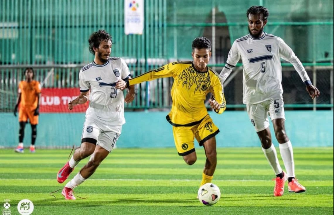 ރޭ ފެށި އިލާލާ ފުޓްސަލް ޔޫ23 މެޗެއްގެތެރެއިން.
