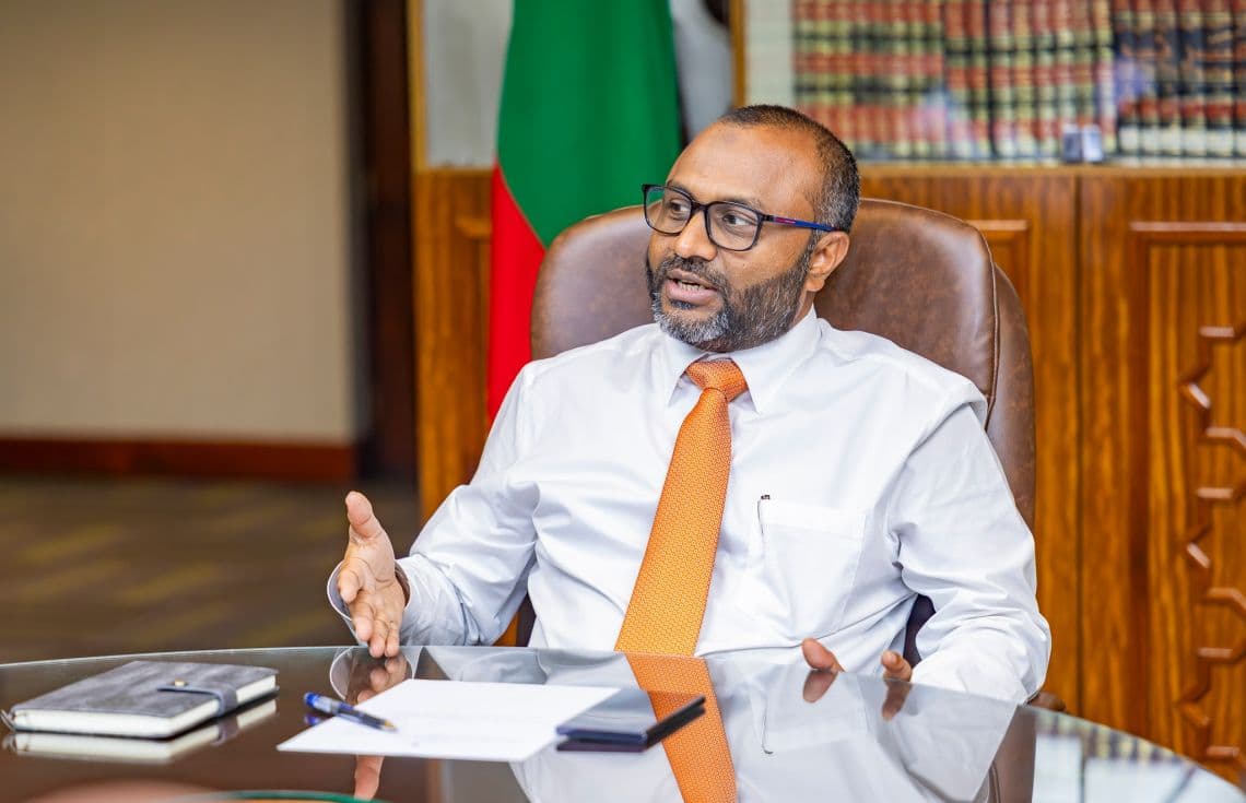 އިސްލާމީ ކަންތައްތަކާ ބެހޭ ވަޒީރު ޑރ. މުޙައްމަދު ޝަހީމް އަލީ ސަޢީދު. / ފޮޓޯ: ވުޒާރާ