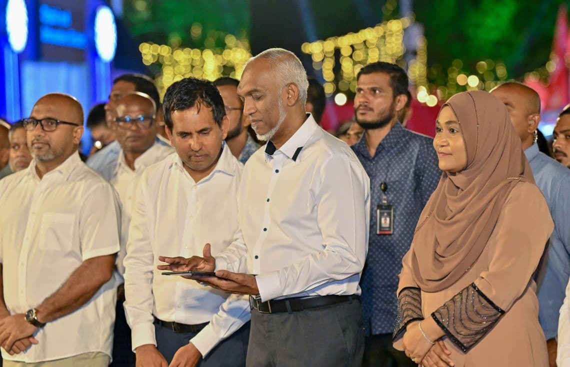 ރައީސްގެ ދެކަނބަލުން "މޯލްޑިވްސް އެކްސްޕޯ 2025" ހުޅުވައިދެއްވަނީ/ފޮޓޯ: ރައީސް އޮފީސް