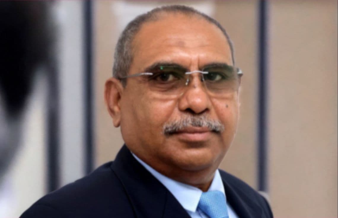 އިލެކްޝަންސް ކޮމިޝަންގެ ރައީސް މުޙައްމަދު ޒާހިދު: / ފޮޓޯ: ޚުލާޞާ