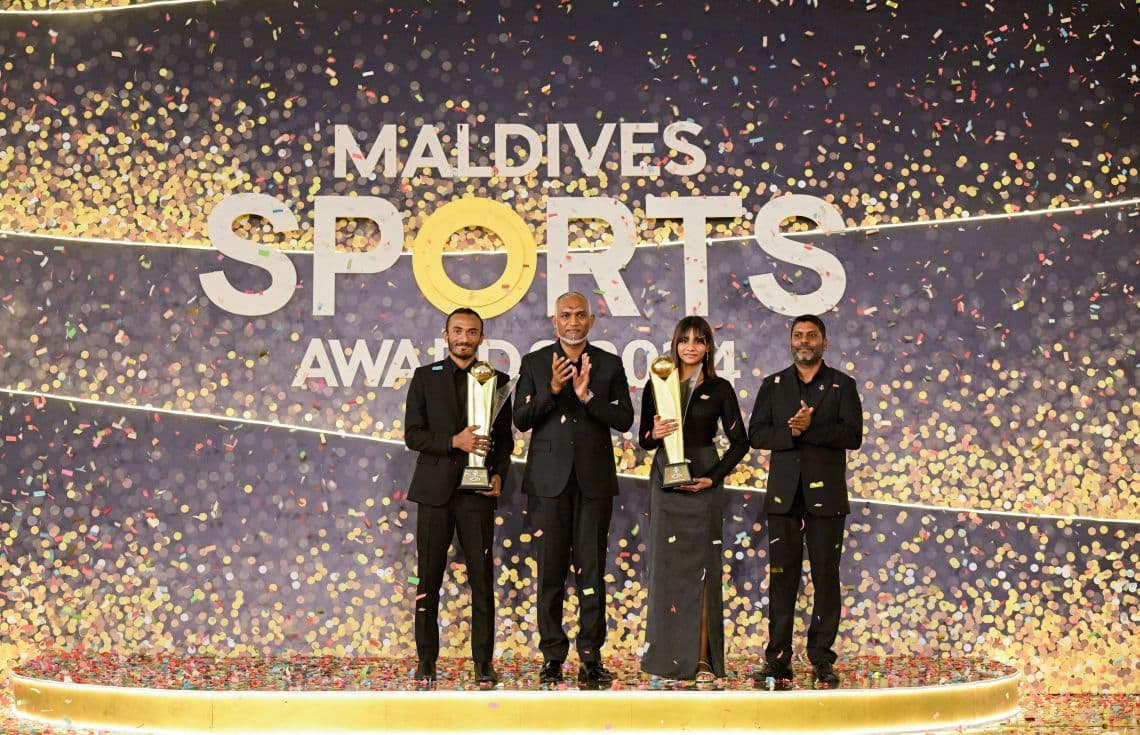 ރައީސުލްޖުމްހޫރިއްޔާ "މޯލްޑިވްސް ސްޕޯޓްސް އެވޯޑްސް 2024" ގައި/ ފޮޓޯ: ރައީސް އޮފީސް