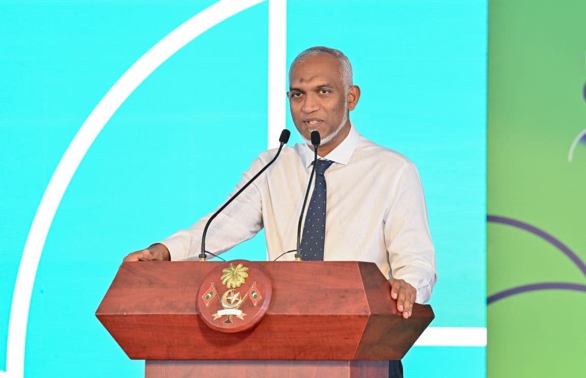 ރައީސް ޑރ. މުޙައްމަދު މުޢިއްޒު. / ފޮޓޯ: ރައީސް އޮފީސް