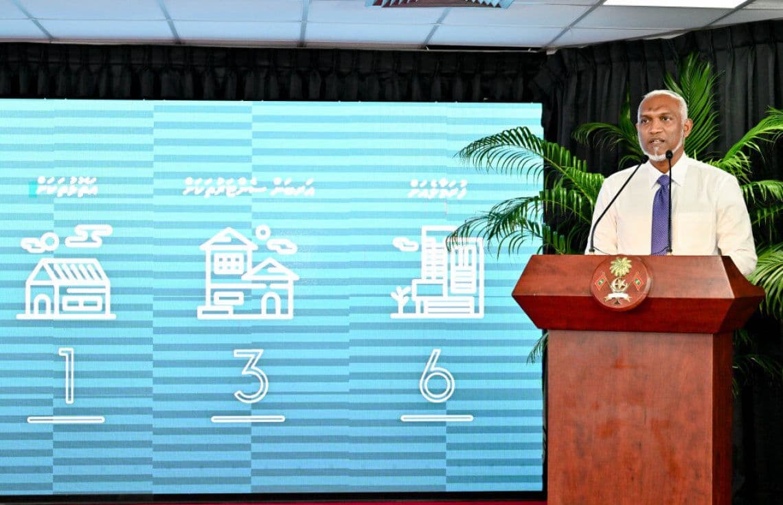 ރައީސުލްޖުމްހޫރިއްޔާ ޑރ. މުޙައްމަދު މުޢިއްޒު.