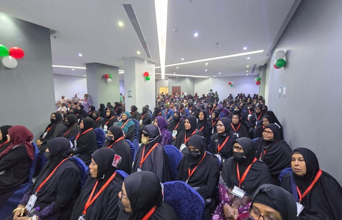 މައްކާގައި ތިބި ދިވެހި ހައްޖުވެރިން / ފޮޓޯ: އިސްލާމިކް މިނިސްޓްރީ
