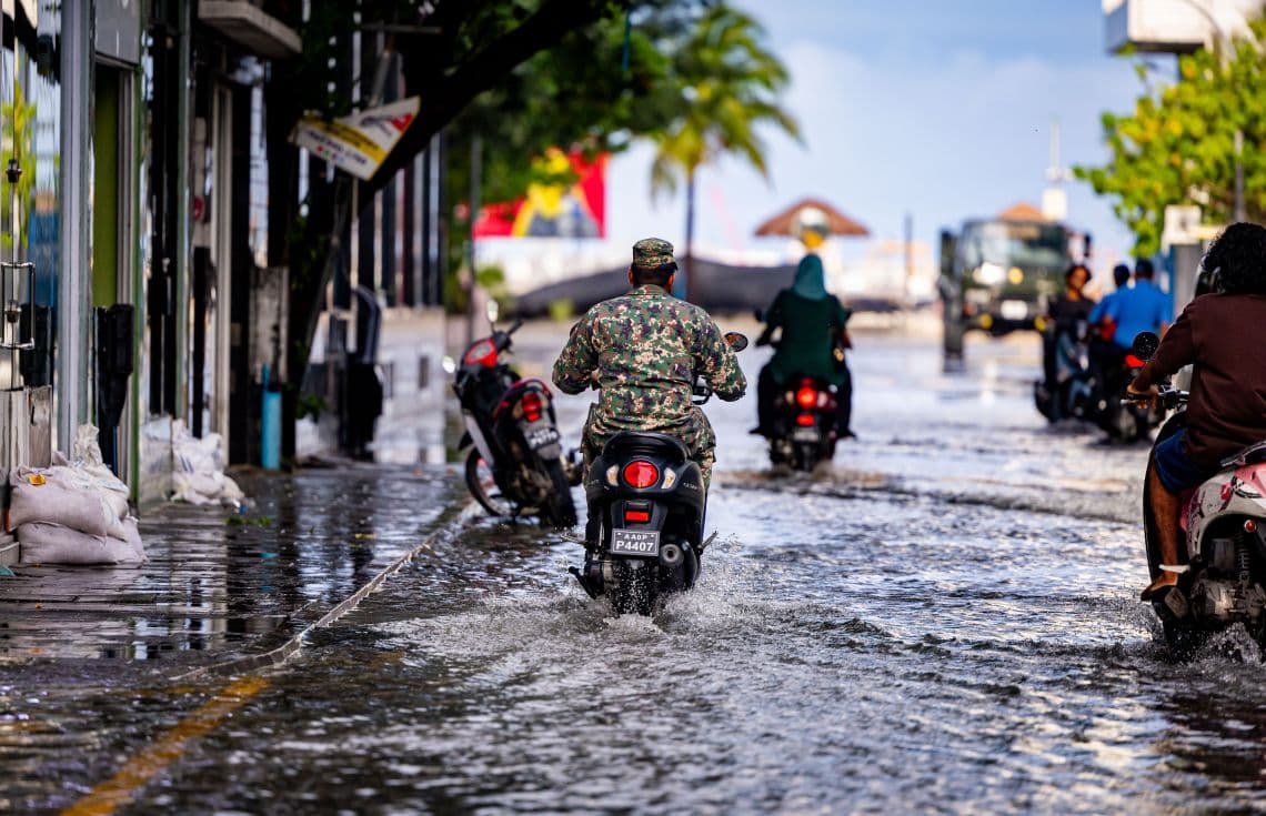 ވިއްސާރާގައި މާލޭގައި ފެންބޮޑުވެފައި / ފޮޓޯ: ޚުލާސާ